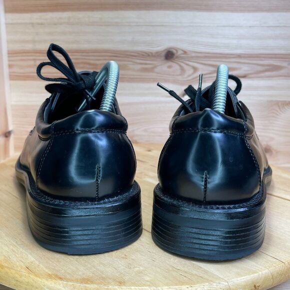 Unlisted By Kenneth Cole Leather Mens Size 10 M Oxford Shoes Black - Picture 5 of 8